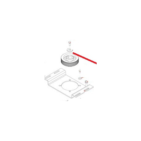 RONDELLE CS L6 ACZN 8B J X10 ORIGINE DITO SAMA-ELECTROLUX - QFQ5Q5164