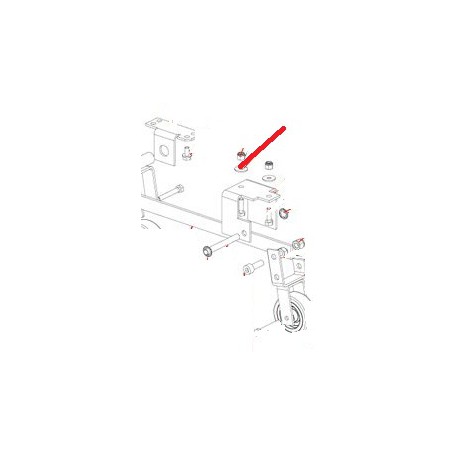 ECROU FREIN M8 J X10 ORIGINE DITO SAMA-ELECTROLUX - QFQ5Q5196