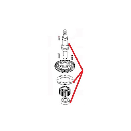 ARBRE SOLAIRE EQUIPE XBE10 ORIGINE DITO SAMA-ELECTROLUX - QFQ5Q5212