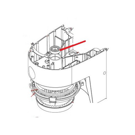 SCREW PT WN K40/16 BXR J X10 GENUINE DITO SAMA-ELECTROLUX