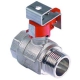 RUBINETTO A MOGGIO SFERICA 1M/F L:75MM" - TIQ75634