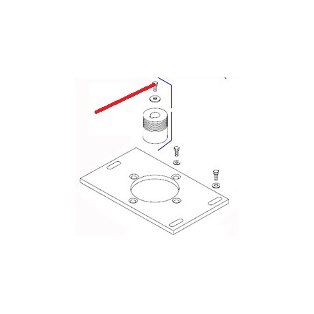 VIS H M5X20 INOX J X10 ORIGINE DITO SAMA-ELECTROLUX - QFQ5Q7497
