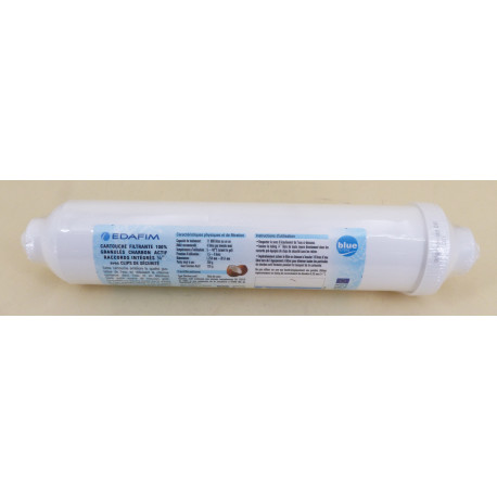 FILTRE EN LIGNE BLUE FILTER EAU FROIDE RACCORD 1/4 INTEGRES - IQ7468