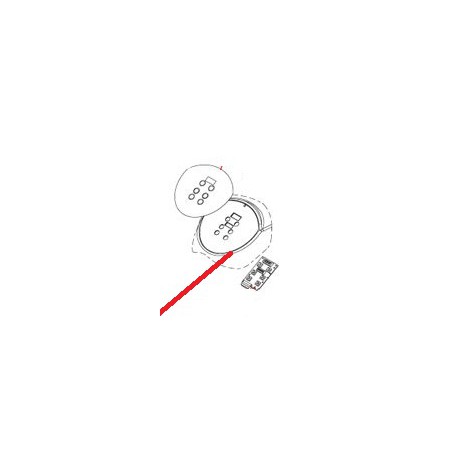 TABLEAU BORD TACTILE XBE30 ORIGINE DITO SAMA-ELECTROLUX - QFQ5Q0672