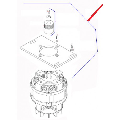 MOTORE 230V EQ XB10 - QFQ5Q0873