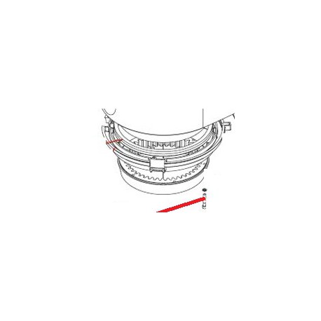 SCREW CHC M5X30 ACZN J X10 GENUINE DITO SAMA-ELECTROLUX