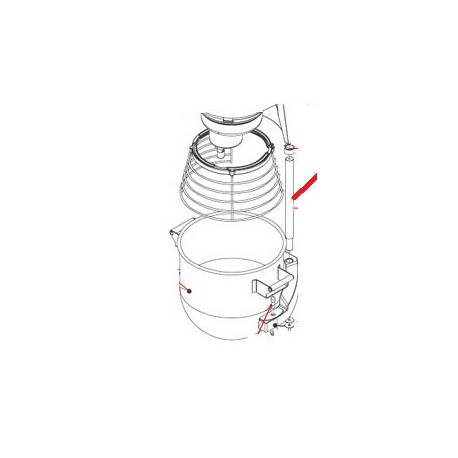 PIED XB20 ORIGINE DITO SAMA-ELECTROLUX - QFQ5Q1682