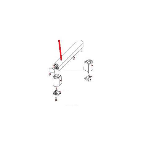 TUBE PIED XB40 ORIGINE DITO SAMA-ELECTROLUX - QFQ5Q1683