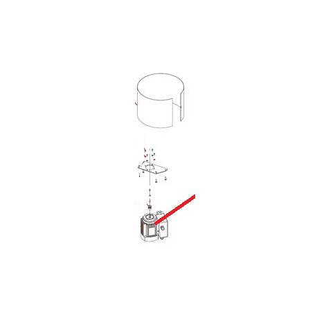 SUPPORT MOTEUR. T8E ORIGINE DITO SAMA-ELECTROLUX - QFQ5Q1863