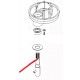 GOUPILLE GO2 8X34 INOX J X10 ORIGINE DITO SAMA-ELECTROLUX - QFQ5XW284