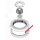 COURONNE EQUIPEE XBE10 ORIGINE DITO SAMA-ELECTROLUX '