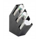 DISTRIBUTEUR COUVERCLES ET TASSES OBLIQUE NOIR 3 RANGES 45 DEGRES - IQ6192
