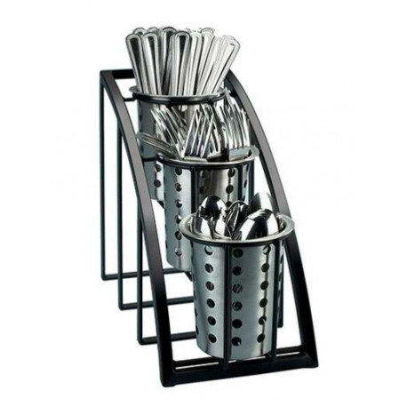 SUPPORT VERTICAL NOIR POUR 3 CYLINDRES - IQ6194