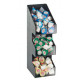 DISTRIBUTEUR D'ACCESSOIRE SELF SERVICE CLASSIQUE 3 NIVEAUX NOIR - IQ6287