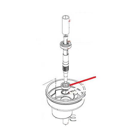 CLAVETTE A8X7X30 BMX40 J X5 ORIGINE DITO SAMA-ELECTROLUX - QFQ5XD932