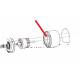 ROTOR COMPLET(ROTOR+ARBRE) ORIGINE SANTOS - FAQ63875