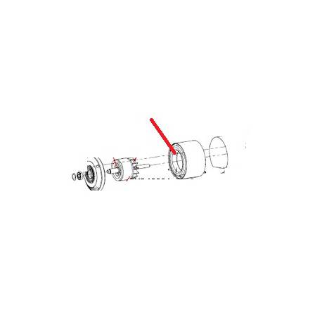 ROTOR COMPLET(ROTOR+ARBRE) ORIGINE SANTOS - FAQ63875