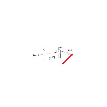 RONDELLE PLATE 4 X 10 X 1 ORIGINE SANTOS - FAQ63197