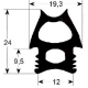 GASKET DOOR OF OVEN 695X485MM - TIQ64969