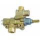 TAP GAS PEL 23/S DRAIN VERTICAL RAC TC M10X1 AXE:L25MM
