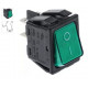 INTERRUPTOR VERDE LUZ  125/250V 8/16A 2 POLOS 6PARCELAS 