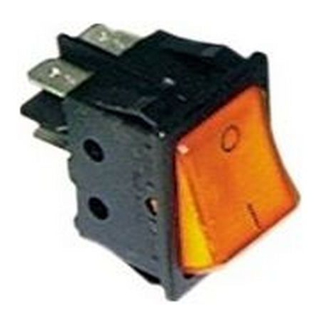 PUSH BUTTON 2 POLES LIGHT 250V 16A L:30MM H:22MM - TIQ665576
