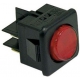 INTERRUPTOR 27.8X25MM LUZ 0-1 250V 16A ROJAS - TIQ665571