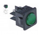 ELETTROBAR SWITCH WITH GREEN LIGHT 27.8X25MM 2CO 250V 16A