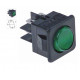 INTERRUPTOR 250V 16A VERDE LUZ 27.8X25MM 2CO 6 VAINAS - TIQ665574