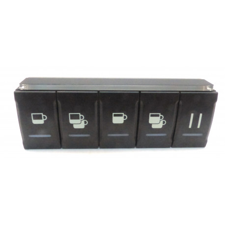 TASTIERA CAFFE`C9/USB CON BARRA LED - EQ6434