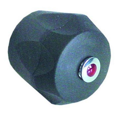 HANDLE WATER HOT FIXING 7X7MM BLACK ORIGIN - TIQ77677