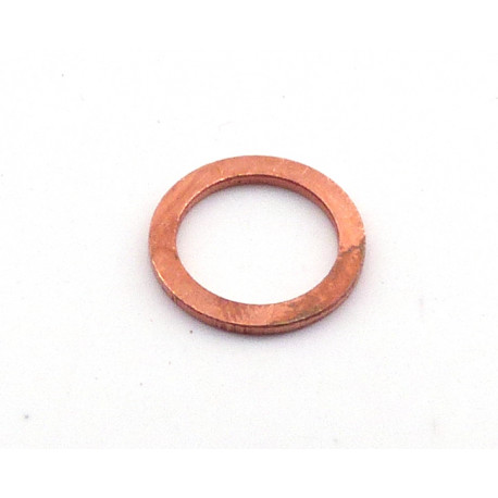 GUARNIZIONE RAME PIATTO ØINT:10MM ØEXT:14MM SPESSORE 1MM - PQ05