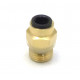 UNIONE SEMPLICE MASCHIO 1/4 FILET UNIVERSALE X 6MM OTTONE - IQN7165