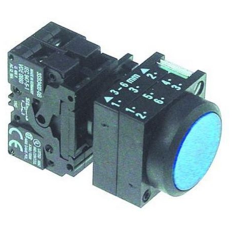 PALPITADOR D22MM AZUL LUMINOSOS 1NO - TIQ77947