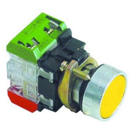 PUSH BUTTON 1NC/1NO YELLOW - TIQ77059