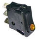 INTERRUPTEUR 30X11MM JAUNE 1 POLE LUMINEUX 250V 16A 