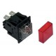 SCHALTER 27.2X22.2MM ROT LIGHT 2POLES 16A